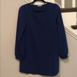 Blue dress